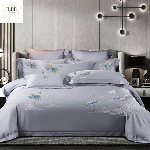bedding sets chinese style lotus embroidery soft breathable tencel cotton set smooth cool duvet cover flat/fitted sheet pillowcases
bedding sets chinese style lotus embroidery soft breathable tencel cotton set smooth cool duvet cover flat/fitted sheet pillowcases