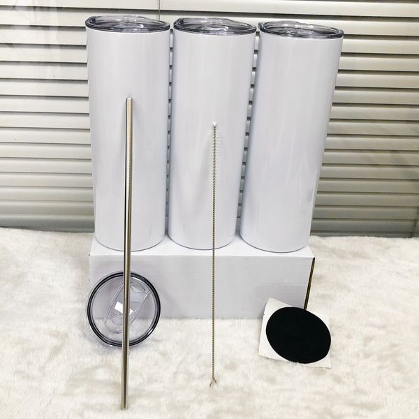 20oz sublimation straight tumblers blank white slim stainless steel cups 20 oz vacuum insulated double walled mugs and plastic straw
20oz sublimation straight tumblers blank white slim stainless steel cups 20 oz vacuum insulated double walled mugs and plastic straw