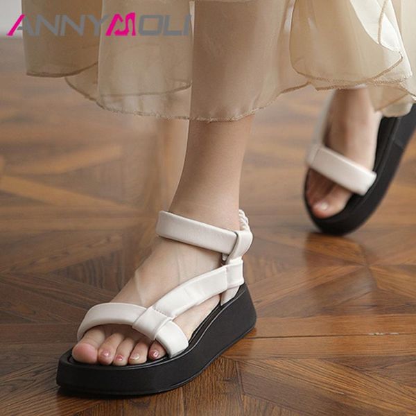 sandals annymoli shoes women real leather flat ankle strap square toe ladies sheepskin footwear summer black fashion
sandals annymoli shoes women real leather flat ankle strap square toe ladies sheepskin footwear summer black fashion