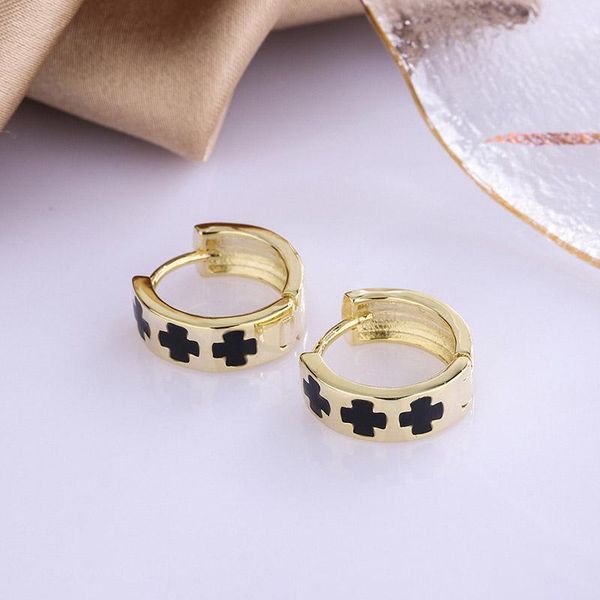hoop & huggie drop black glaze earrings for women crosses earing jewelry gold color gift jewellery women's accessories wholesale kbe360, Golden;silver
hoop & huggie drop black glaze earrings for women crosses earing jewelry gold color gift jewellery women's accessories wholesale kbe360, Golden;silver