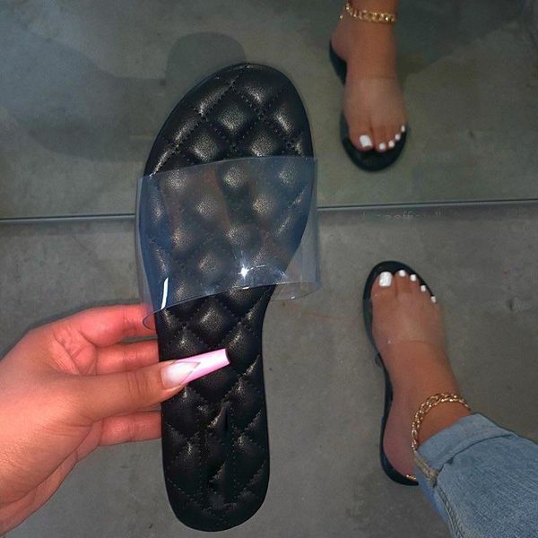 slippers summer transparent women open toe jelly flat shoes beach clear sandals ladies slides female flip flops big size, Black
slippers summer transparent women open toe jelly flat shoes beach clear sandals ladies slides female flip flops big size, Black