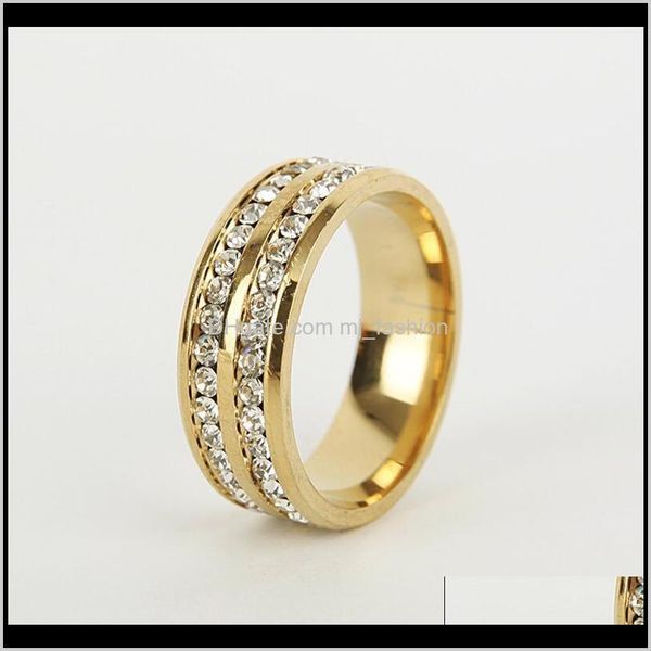 band jewelrymens engagement 8mm rings fashion double rows rhinestones titanium steel wedding anniversary party ladies jewelry 0923 drop deli, Silver
band jewelrymens engagement 8mm rings fashion double rows rhinestones titanium steel wedding anniversary party ladies jewelry 0923 drop deli, Silver