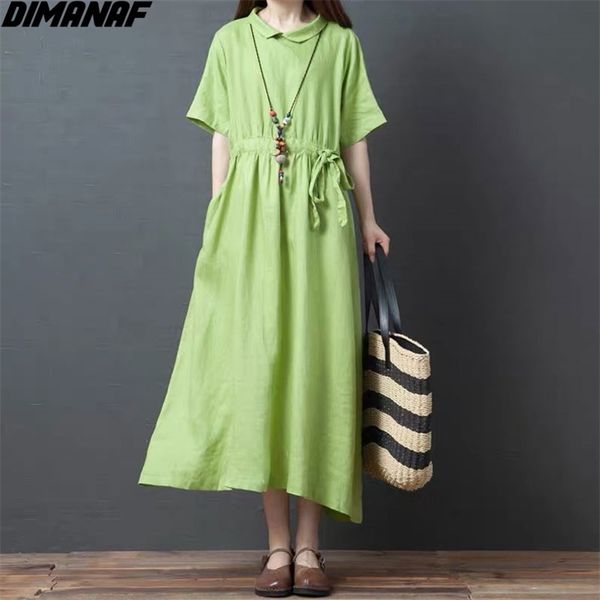 summer dress beach sundress plus size linen vintage solid long belt casual women short sleeve yellow es 210531, Black;gray
summer dress beach sundress plus size linen vintage solid long belt casual women short sleeve yellow es 210531, Black;gray