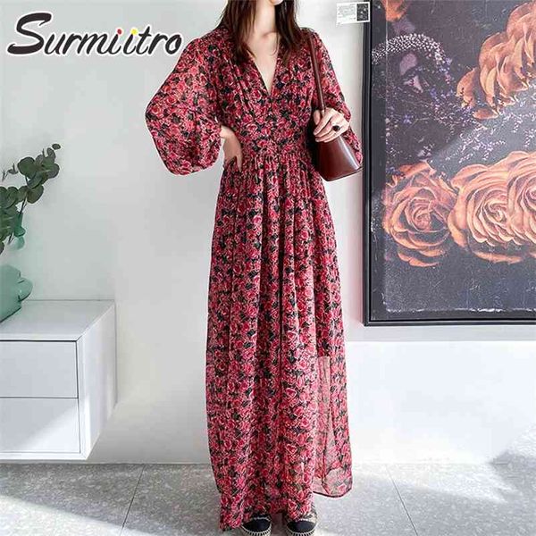 spring summer long dress women deep v neck red floral sleeve sundress tunic beach party maxi female 210421, Black;gray
spring summer long dress women deep v neck red floral sleeve sundress tunic beach party maxi female 210421, Black;gray