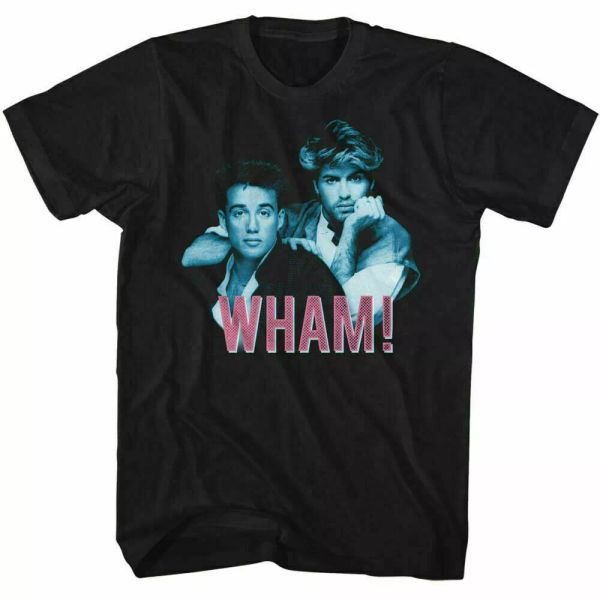 wham blue pink t shirt mens licensed rock n roll music band tee retro new black, White;black
wham blue pink t shirt mens licensed rock n roll music band tee retro new black, White;black