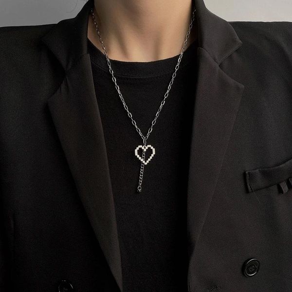 chains creative love mosaic titanium steel necklace for women pendant necklaces infinity necklacess neck fashion femme collar, Silver
chains creative love mosaic titanium steel necklace for women pendant necklaces infinity necklacess neck fashion femme collar, Silver