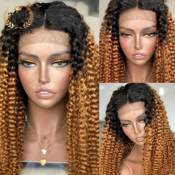 ormantic ombre color t part lace wig brazilian remy kinky curly human hair 2 tone middle guleless wigs1, Black;brown
ormantic ombre color t part lace wig brazilian remy kinky curly human hair 2 tone middle guleless wigs1, Black;brown