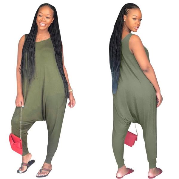 women's jumpsuits & rompers autumn sleeveless loose jumpsuit women solid o neck overalls lady club long bodysuit female vestidos, Black;white
women's jumpsuits & rompers autumn sleeveless loose jumpsuit women solid o neck overalls lady club long bodysuit female vestidos, Black;white