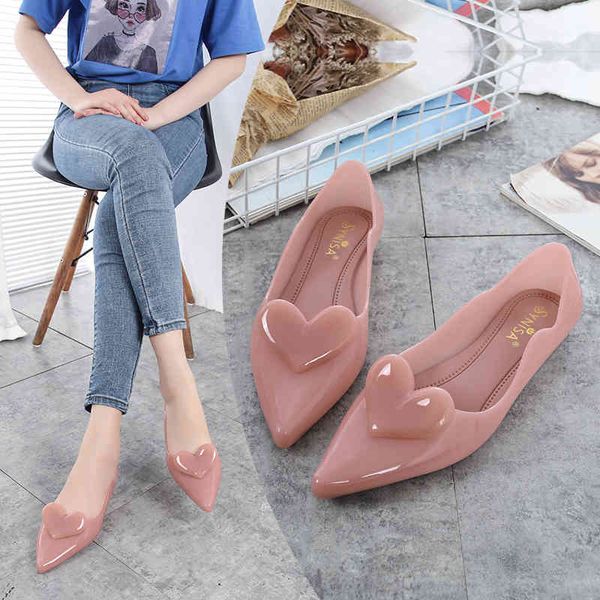 dress shoes spring jelly flats big love women soft pointy toe flat heel summer sandals female rain slide resistance 9r9d, Black
dress shoes spring jelly flats big love women soft pointy toe flat heel summer sandals female rain slide resistance 9r9d, Black