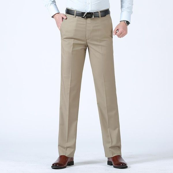 men's pants 2021 loose fit cotton men straight spring and summer long male classic business casual trousers mid, Black
men's pants 2021 loose fit cotton men straight spring and summer long male classic business casual trousers mid, Black