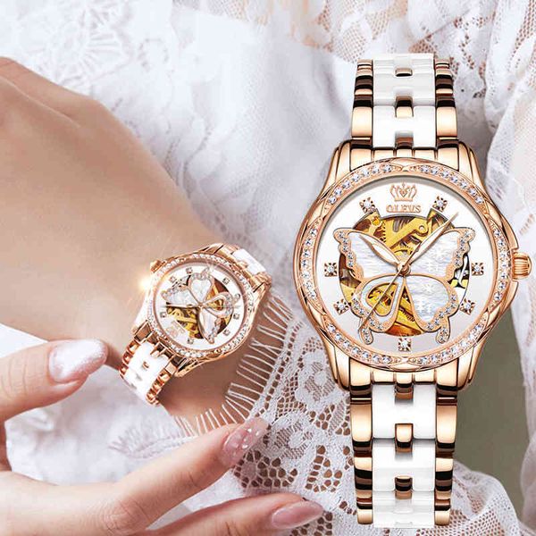 automatic olevs skeleton fashion women mechanical clock luxury brand ceramic band elegant ladies waterproof reloj, Slivery;brown
automatic olevs skeleton fashion women mechanical clock luxury brand ceramic band elegant ladies waterproof reloj, Slivery;brown