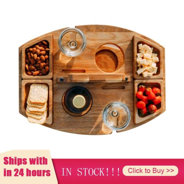 camp furniture wooden outdoor picnic table with glass holder round desk wine rack portable for garden party kitchen accessories
camp furniture wooden outdoor picnic table with glass holder round desk wine rack portable for garden party kitchen accessories
