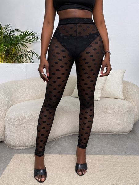 polka dot pattern mesh leggings without panty 49cn#, Black
polka dot pattern mesh leggings without panty 49cn#, Black