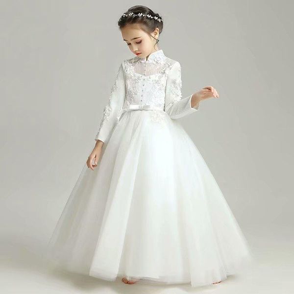 flower girl dresses lace baby infant dress kids formal wear white floor-length, White;blue
flower girl dresses lace baby infant dress kids formal wear white floor-length, White;blue