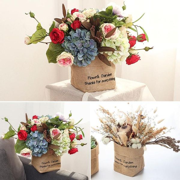 storage bags jute canvas plant flowers pots washable succulents planter pot sundries basket office home organizer bag decoration
storage bags jute canvas plant flowers pots washable succulents planter pot sundries basket office home organizer bag decoration