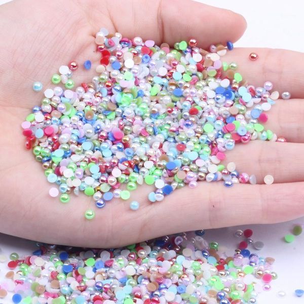 3mm 1000pcs resin beads many ab colors loose imitation flatback half round pearls for jewelry nails art tips decoration1, Silver;gold
3mm 1000pcs resin beads many ab colors loose imitation flatback half round pearls for jewelry nails art tips decoration1, Silver;gold