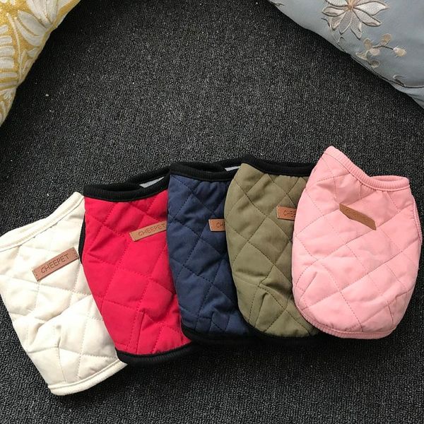 dog apparel cheepet autumn/winter warm soild simple style pet waistcoat leisure thicken clothes for small customers
dog apparel cheepet autumn/winter warm soild simple style pet waistcoat leisure thicken clothes for small customers