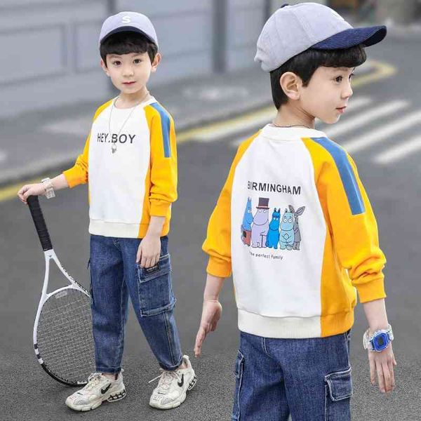 boys' sweater 2021 new foreign clothes children's spring and autumn fashionable bottoms boys' handsome, Black;white
boys' sweater 2021 new foreign clothes children's spring and autumn fashionable bottoms boys' handsome, Black;white