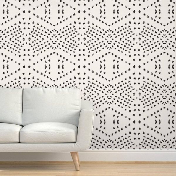 wallpapers boho dots wallpaper - tile large by holli zollinger black custom printed removable roll
wallpapers boho dots wallpaper - tile large by holli zollinger black custom printed removable roll