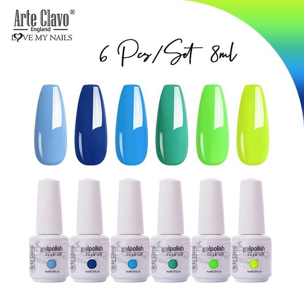 arte clavo 6pcs color nail gel polish set hybrid lak 8ml led art manicure summer uv lacquer kit resin soak off, Red;pink
arte clavo 6pcs color nail gel polish set hybrid lak 8ml led art manicure summer uv lacquer kit resin soak off, Red;pink