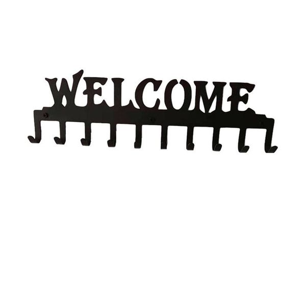 hooks & rails key holder for wall mount welcome (10-hook rack) decor,metal hanger front door,kitchen,store house,vehicle keys
hooks & rails key holder for wall mount welcome (10-hook rack) decor,metal hanger front door,kitchen,store house,vehicle keys