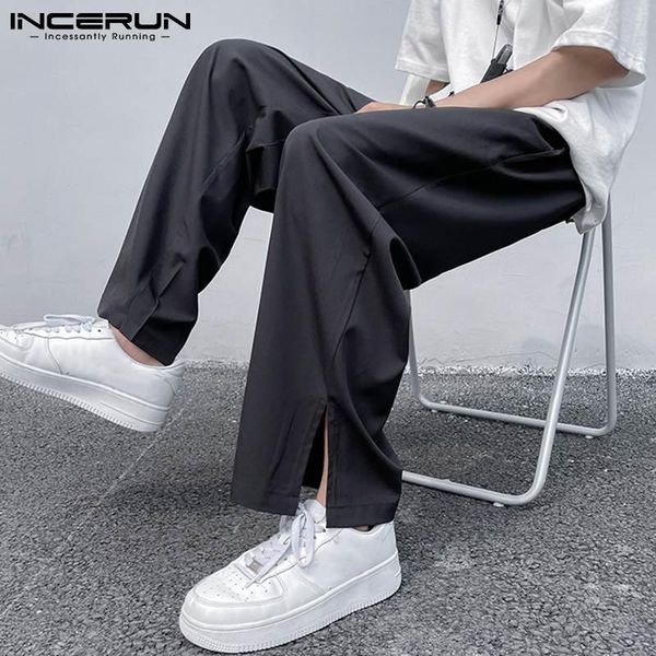 men's pants incerun 2021 men elastic waist loose solid color pockets streetwear casual trousers joggers fashion straight s-5xl, Black
men's pants incerun 2021 men elastic waist loose solid color pockets streetwear casual trousers joggers fashion straight s-5xl, Black