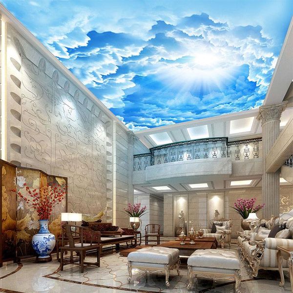 wallpapers custom po wallpaper 3d blue sky and white clouds ceiling murals living room bedroom theme el waterproof wall cloth fresco
wallpapers custom po wallpaper 3d blue sky and white clouds ceiling murals living room bedroom theme el waterproof wall cloth fresco