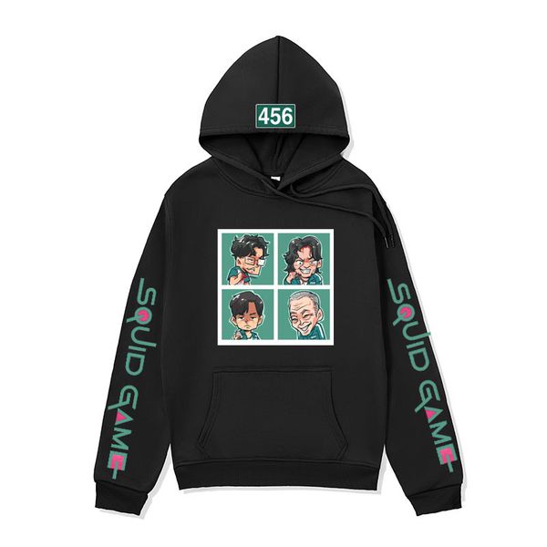 head pattern men's 3d printing squid game hoodie one lucky day front man round neck sweatshirt hoodie, Black
head pattern men's 3d printing squid game hoodie one lucky day front man round neck sweatshirt hoodie, Black