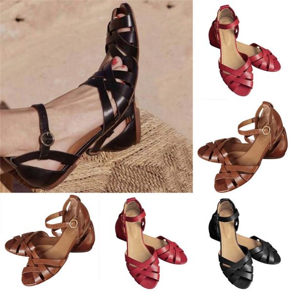 women's sandals shoes fashion women casual summer fish mouth ankle strap shoe solid belt buckle flat comfort roman sandal, Black
women's sandals shoes fashion women casual summer fish mouth ankle strap shoe solid belt buckle flat comfort roman sandal, Black