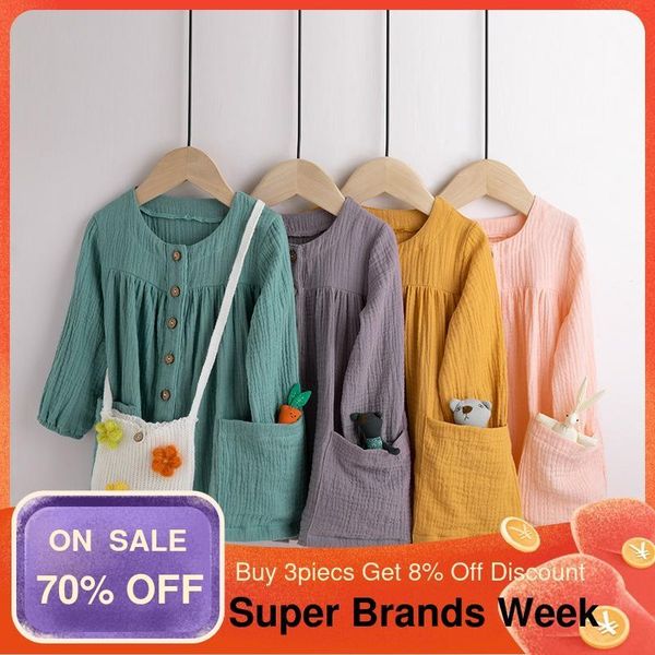 girl's dresses 0-5y toddler kids baby girl autumn dress ruffles long sleeve solid cotton linen party casual clothes girls, Red;yellow
girl's dresses 0-5y toddler kids baby girl autumn dress ruffles long sleeve solid cotton linen party casual clothes girls, Red;yellow