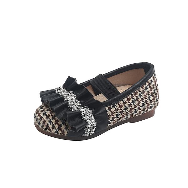 2021 Autumn New Girls Shoes Ruffles Princess Shoes Plaid Mary Janes Shoes Kids Flats Jacquard Fabric Boat Baby Toddlers, Black
2021 Autumn New Girls Shoes Ruffles Princess Shoes Plaid Mary Janes Shoes Kids Flats Jacquard Fabric Boat Baby Toddlers, Black