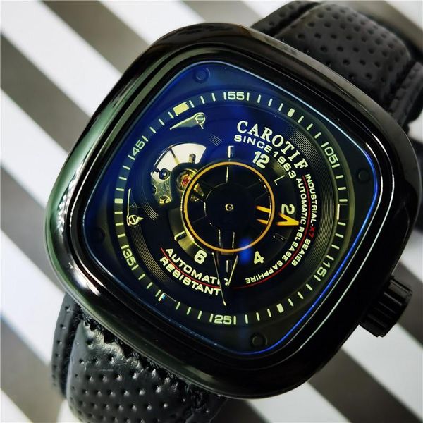 wristwatches carotif 2021 military sport automatic watch men square leather strap mens mechanical watches relogios mecanico, Slivery;brown
wristwatches carotif 2021 military sport automatic watch men square leather strap mens mechanical watches relogios mecanico, Slivery;brown