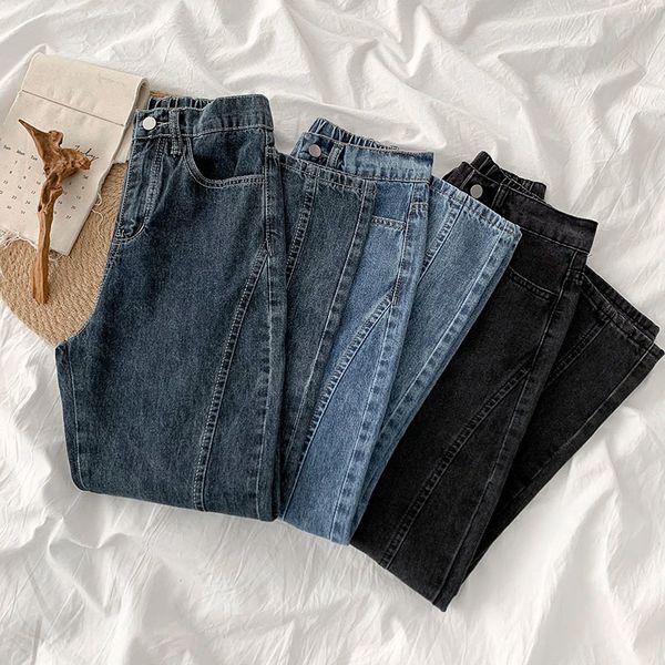 fashion casual design black jeans for womens autumn women's clothing korean high waist straight denim pants female full length 210420, Blue
fashion casual design black jeans for womens autumn women's clothing korean high waist straight denim pants female full length 210420, Blue