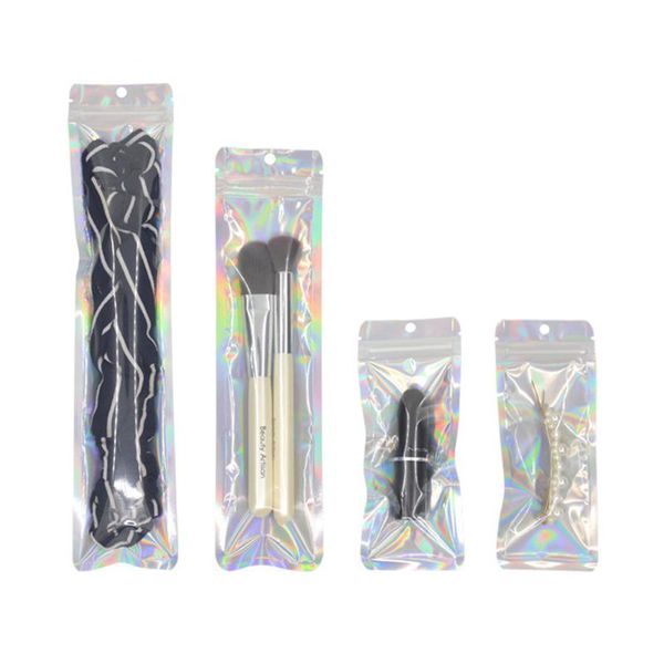 storage bags 100pcs/lot clear laser mylar foil self sealing pouches with hang hole reclosable zipper gift sundries packaging bag
storage bags 100pcs/lot clear laser mylar foil self sealing pouches with hang hole reclosable zipper gift sundries packaging bag