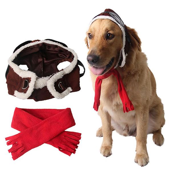 warm dog pilot hat cap pet caps set for dogs hats pets products funny cosplay halloween with scarf chihuahua cat costumes
warm dog pilot hat cap pet caps set for dogs hats pets products funny cosplay halloween with scarf chihuahua cat costumes