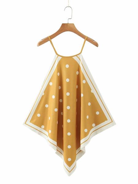 women's tanks & camis irregular hem women crop 2021 summer dot print strap tank cropped feminino ladies elastic shirt vest cam, White
women's tanks & camis irregular hem women crop 2021 summer dot print strap tank cropped feminino ladies elastic shirt vest cam, White
