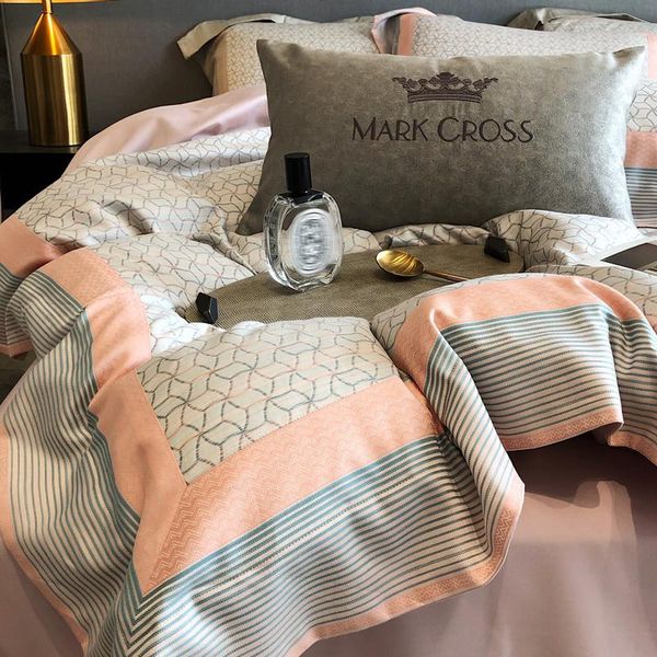 bedding sets light luxury simple villa model house high-end double-tencel smooth skin four-piece set of european-style silk sliding
bedding sets light luxury simple villa model house high-end double-tencel smooth skin four-piece set of european-style silk sliding