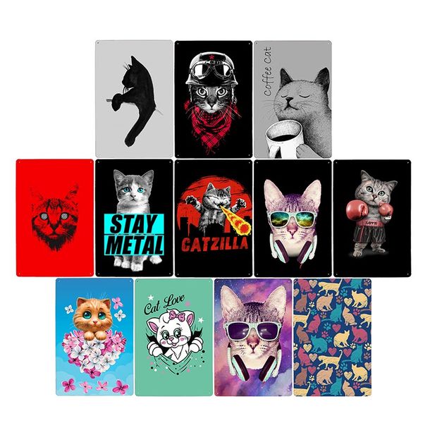 cartoon cat metal poster pet tin sign house painting art bar pub room decorative wall plate home decor 20x30cm
cartoon cat metal poster pet tin sign house painting art bar pub room decorative wall plate home decor 20x30cm