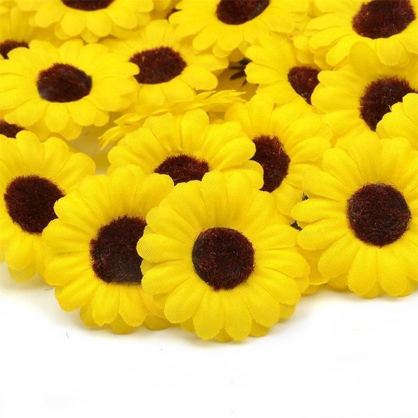 decorative flowers & wreaths 50pcs mini sunflower silk daisy artificial flower head wreath craft fake for wedding party decoration diy home
decorative flowers & wreaths 50pcs mini sunflower silk daisy artificial flower head wreath craft fake for wedding party decoration diy home