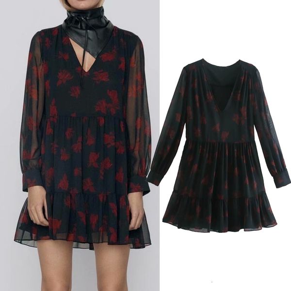 casual dresses fashion v-neck maple leaf print long sleeve ladies pleated slim vestidos spring mini ibfn, Black;gray
casual dresses fashion v-neck maple leaf print long sleeve ladies pleated slim vestidos spring mini ibfn, Black;gray