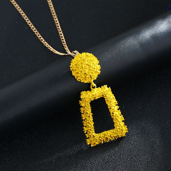 Pendant Necklaces pretty statement pendant design long chain geometric exaggerate jewelry accessories maxi necklace FISO 4G24
Pendant Necklaces pretty statement pendant design long chain geometric exaggerate jewelry accessories maxi necklace FISO 4G24