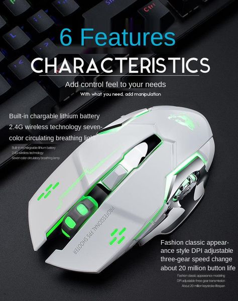 mice wireless silent mouse rgb backlightrechargeable ergonomic mechanical optical gaming 2400 dpi for pc computer lapgamer
mice wireless silent mouse rgb backlightrechargeable ergonomic mechanical optical gaming 2400 dpi for pc computer lapgamer