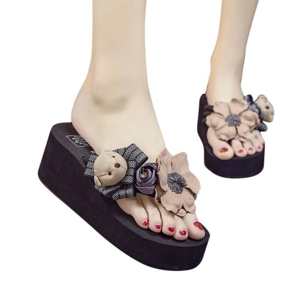 slippers womens indoor girls cartoon floral wedges flip flops sandals beach shoes platform drop #v30, Black
slippers womens indoor girls cartoon floral wedges flip flops sandals beach shoes platform drop #v30, Black