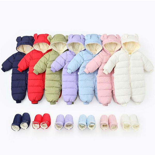 jumpsuits snowsuit for kids winter born rompers hooded warm baby boys jumpsuit toddler girls infant overalls solid clothes, Blue
jumpsuits snowsuit for kids winter born rompers hooded warm baby boys jumpsuit toddler girls infant overalls solid clothes, Blue