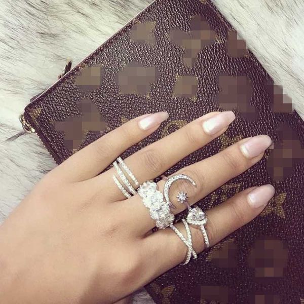 cluster rings nine style 925 sterling silver band ring set jewelry wedding engagement stacking pave diamond finger for women gift, Golden;silver
cluster rings nine style 925 sterling silver band ring set jewelry wedding engagement stacking pave diamond finger for women gift, Golden;silver