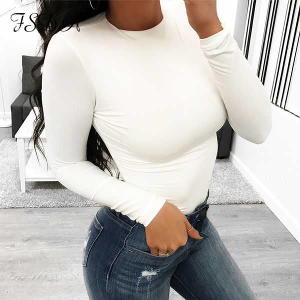 long sleeve black bodysuit o neck casual spring winter white body women 2021 bodysuits streetwear, Black;white
long sleeve black bodysuit o neck casual spring winter white body women 2021 bodysuits streetwear, Black;white