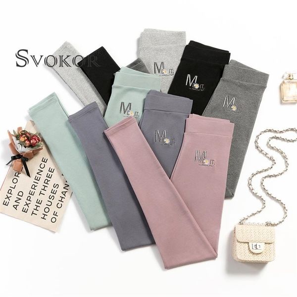 svokor women warm leggings autumn high waist large size slim comfortable pants pure cotton 211218, Black
svokor women warm leggings autumn high waist large size slim comfortable pants pure cotton 211218, Black