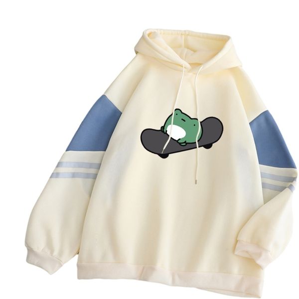 search sweater autumn winter skateboard frog hoodie sweater plush thickened loose hoodie, Black
search sweater autumn winter skateboard frog hoodie sweater plush thickened loose hoodie, Black