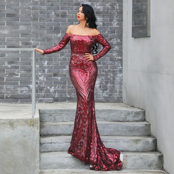 casual dresses wine red slash neck trumpet dress evening party elegant, Black;gray
casual dresses wine red slash neck trumpet dress evening party elegant, Black;gray