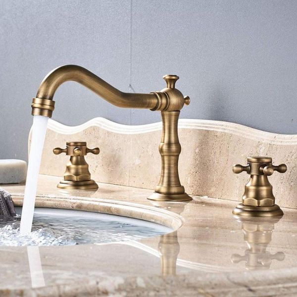 bathroom sink faucets deck mounted three holes double handles widespread faucet with matching up drain overflow,antique brass
bathroom sink faucets deck mounted three holes double handles widespread faucet with matching up drain overflow,antique brass